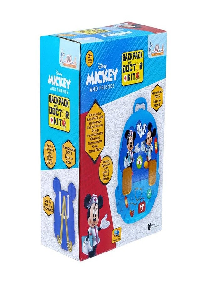 Kriiddaank Disney Mickey Theme Backpack Doctor Gift Set for Kids | Fun & Educational Toy for Kids | Safe, Engaging & Interactive Play - Image 3
